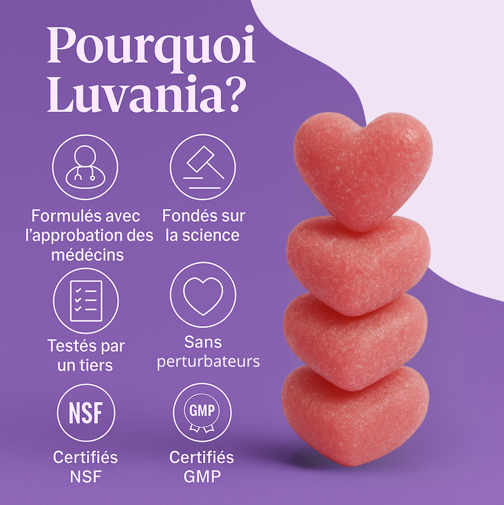 Yummy Gummies Lunavia l Gummies Équilibre Féminin - Zéro odeurs & infections